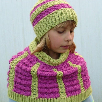 Sweet Peas - Hat/Cowl Set