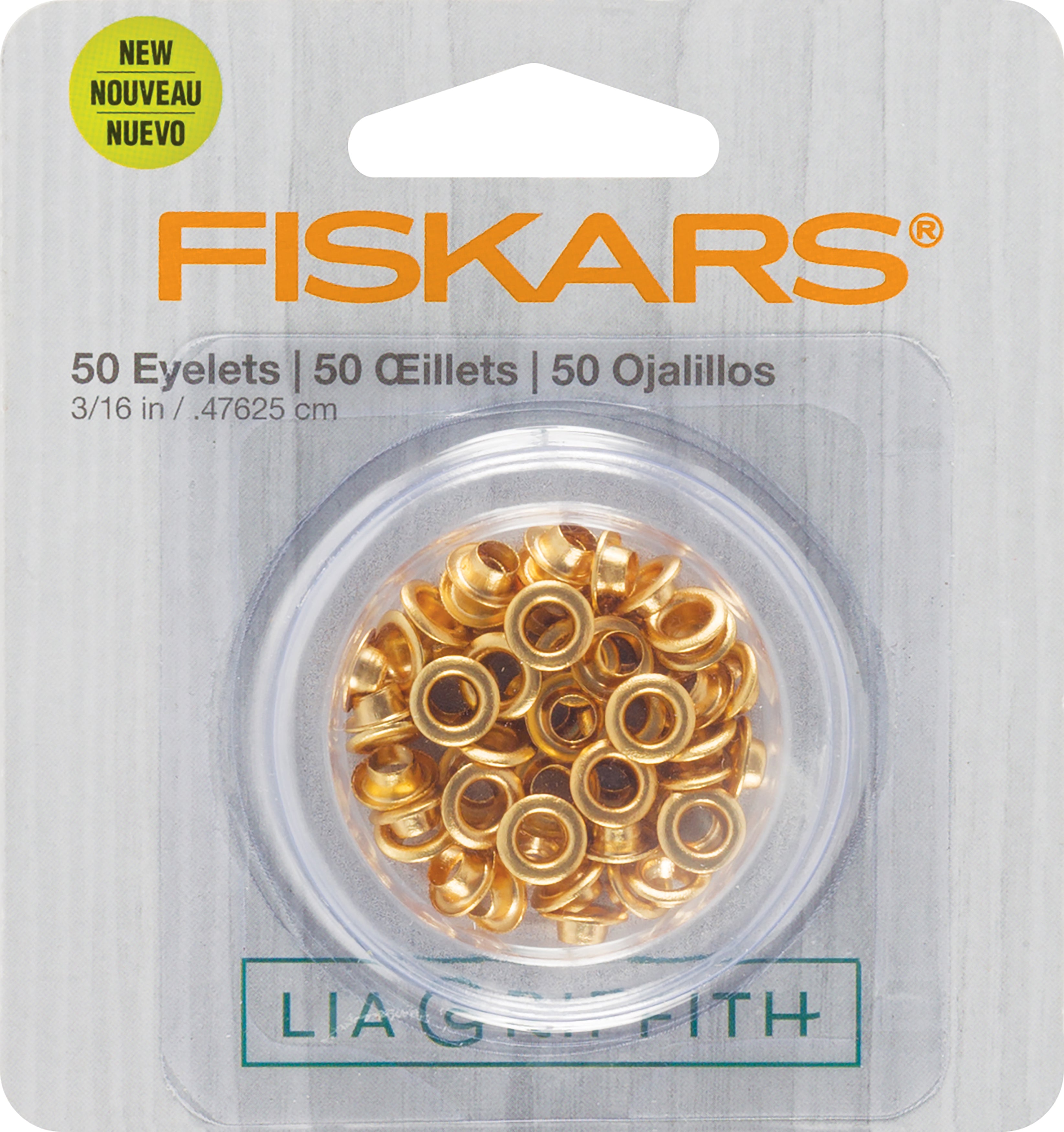 Fiskars Lia Griffith Eyelets - Gold