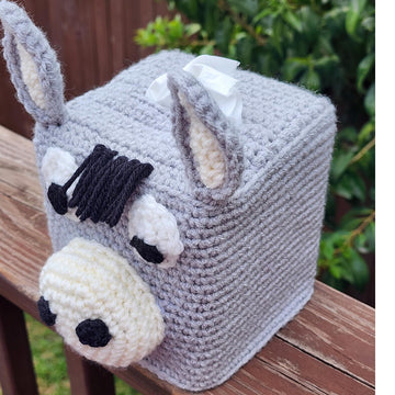 Donkey Tissue Box Cover