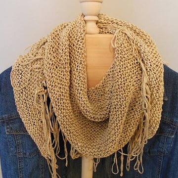 Fringed Benefits Neck Scarf