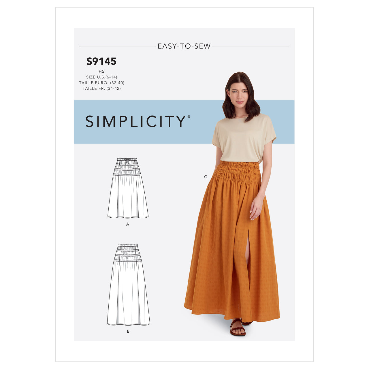 Simplicity Misses' Skirt S9145 - Sewing Pattern