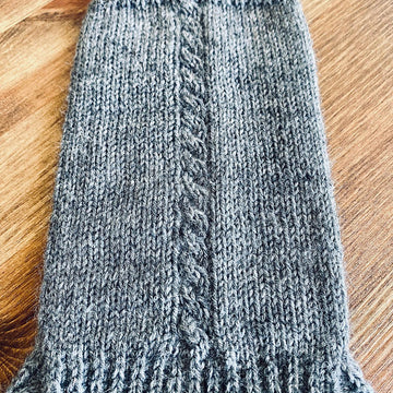 Cable Back Socks