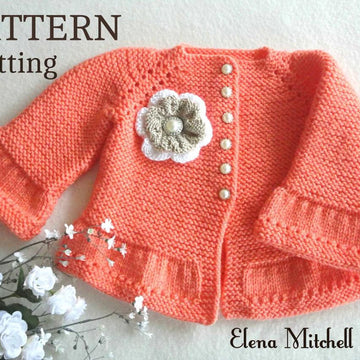 Knitting PATTERN Baby Jacket Vivian