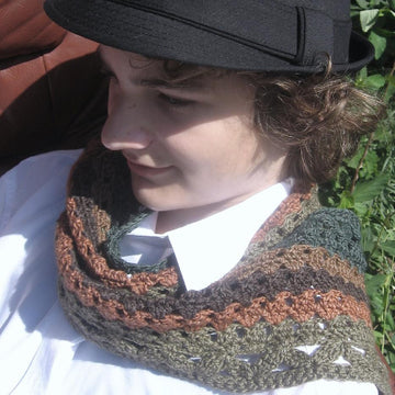 Windblown Leaves Scarf