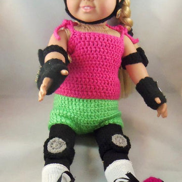 Roller Derby Girl Outfit for 18 " Doll