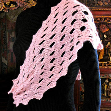 Petals: Tunisian Lace Wrapper