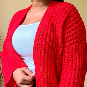 Drop shoulder Cardigan