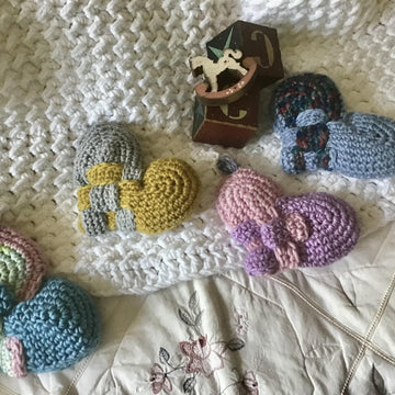 Random Hearts Baby Blanket