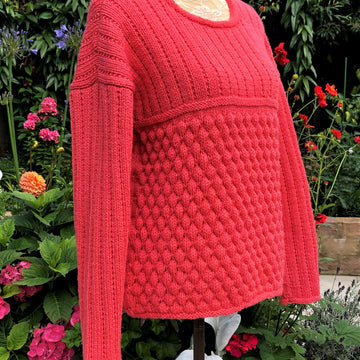 Bubble Stitch & Wide Broken Rib Sweater