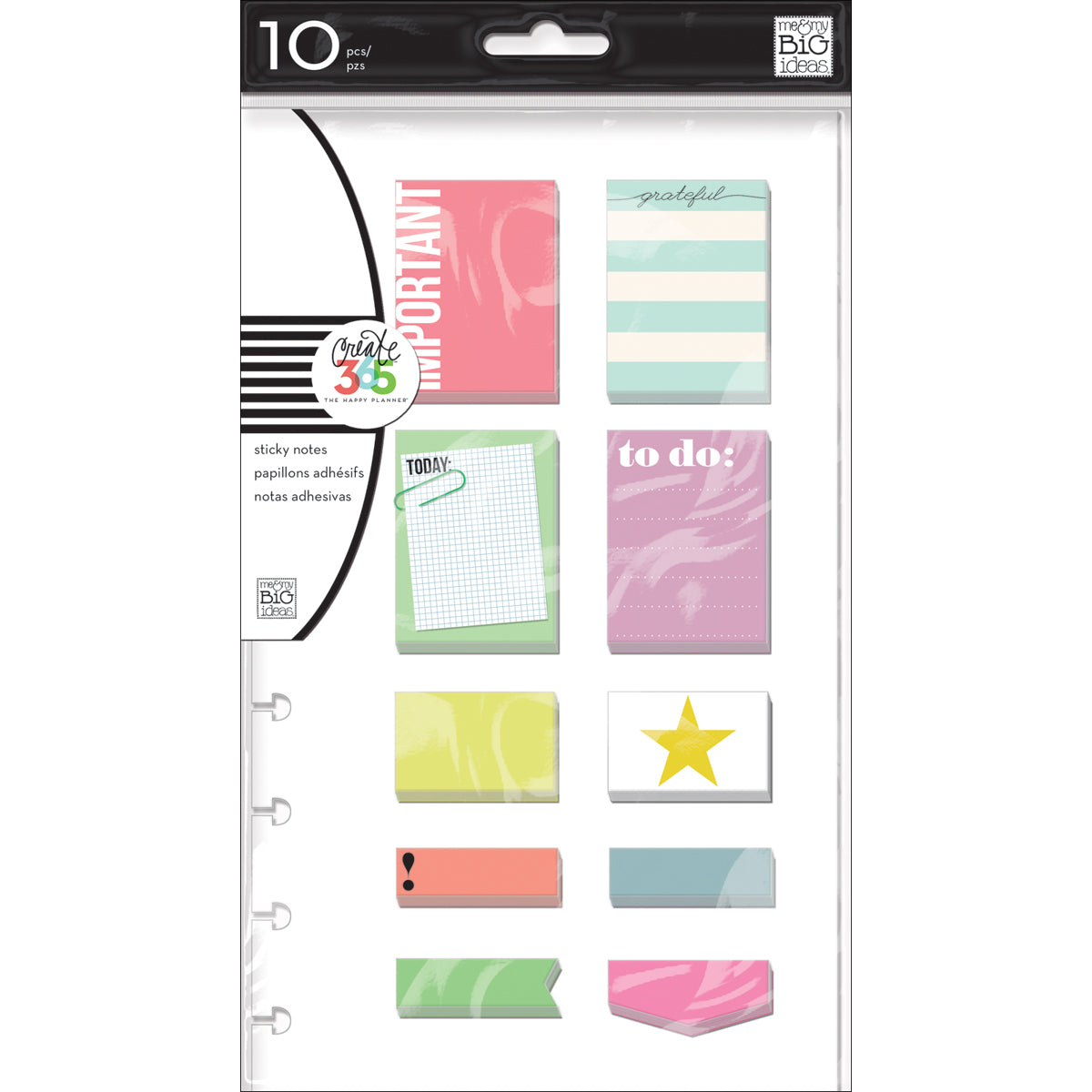 Happy Planner Sticky Notes 10/Pkg - Important