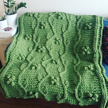 Flowered Vines Blanket
