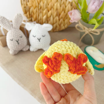 Crochet Easter eggs animal plush amigurumi pattern Crochet bunny plush, chicken, sheep Easter decorations