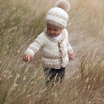 Little Timothy's Hat and Cardigan Set