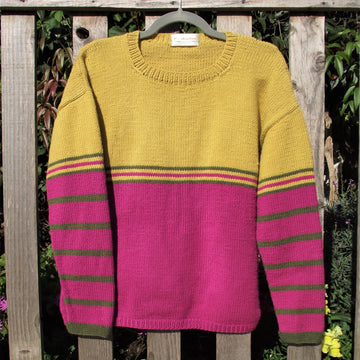 Easy Fit Colour-Block Sweater