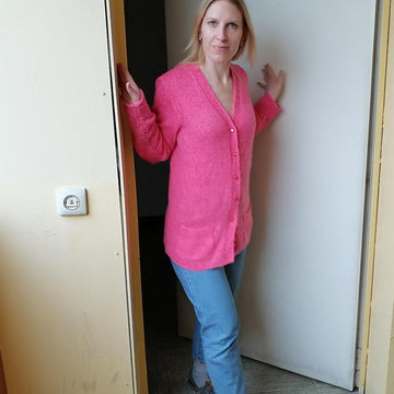 Magenta Cardigan