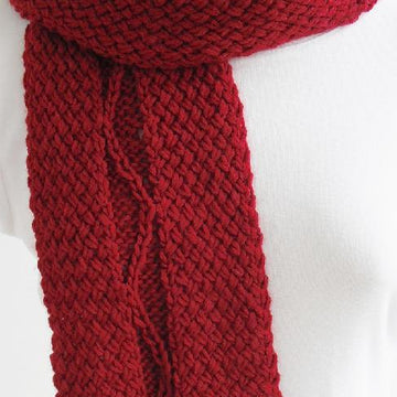 Twist and snake scarf