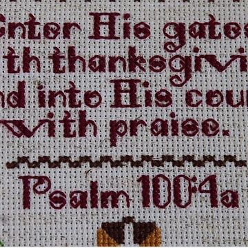Luhu Stitches Give Thanks Sampler - Downloadable PDF