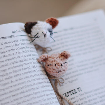 Cat and Pig Bookmarks
