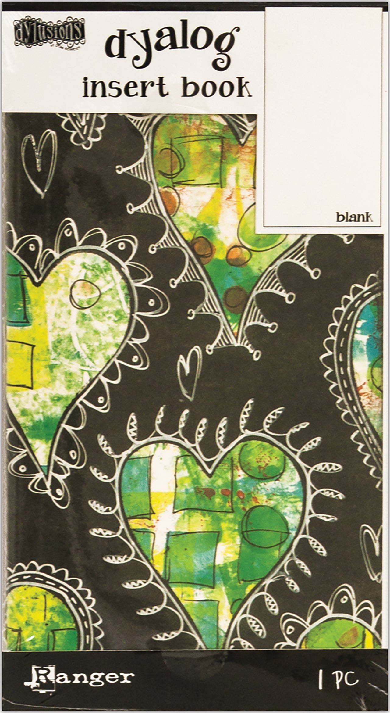 Ranger Dyan Reaveley's Dylusions Dyalog Insert Book 4.375"X8.25" - Blank
