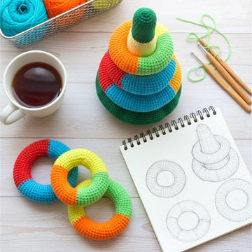 Multi-color stacking rings