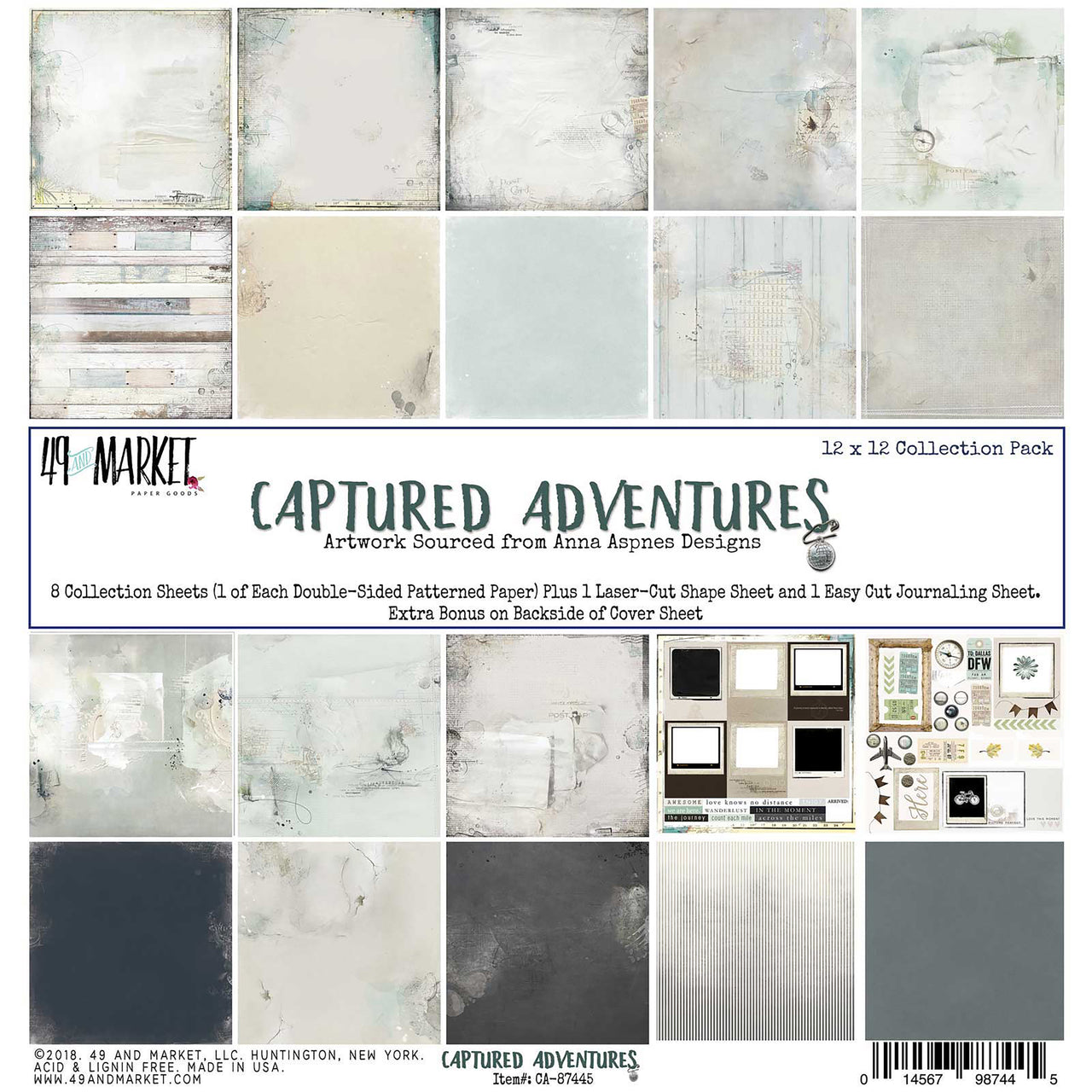 49 And Market Collection Pack 12"X12" - Captured Adventure