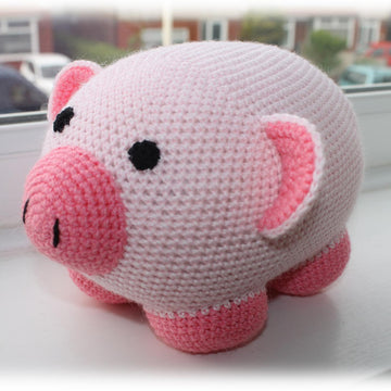 Piggy Doorstop Crochet Pattern