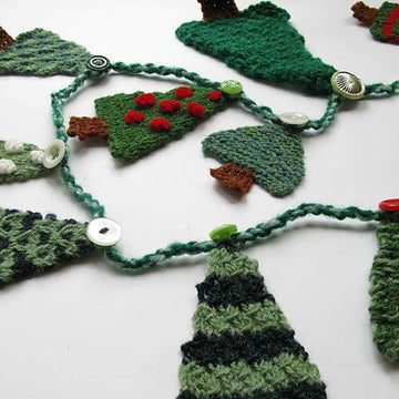 Christmas Tree Advent Garland