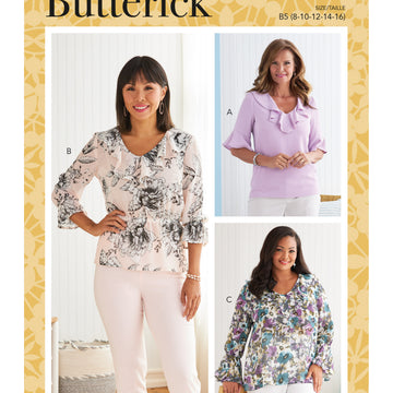 Butterick Misses' & Women's Top B6814 - Sewing Pattern