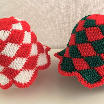 Baby Checkered beanie by HueLaVive