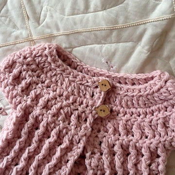 Little Pamela Pale Pink Sweater