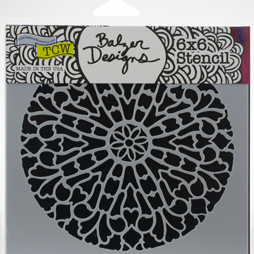 The Crafter's Workshop Crafter's Workshop Template 6"X6" - Old Circle Grate