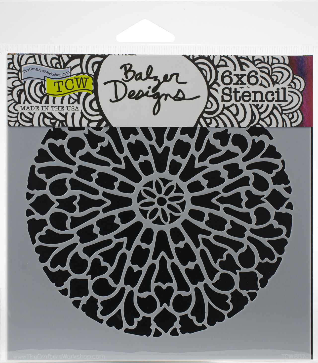 The Crafter's Workshop Crafter's Workshop Template 6"X6" - Old Circle Grate