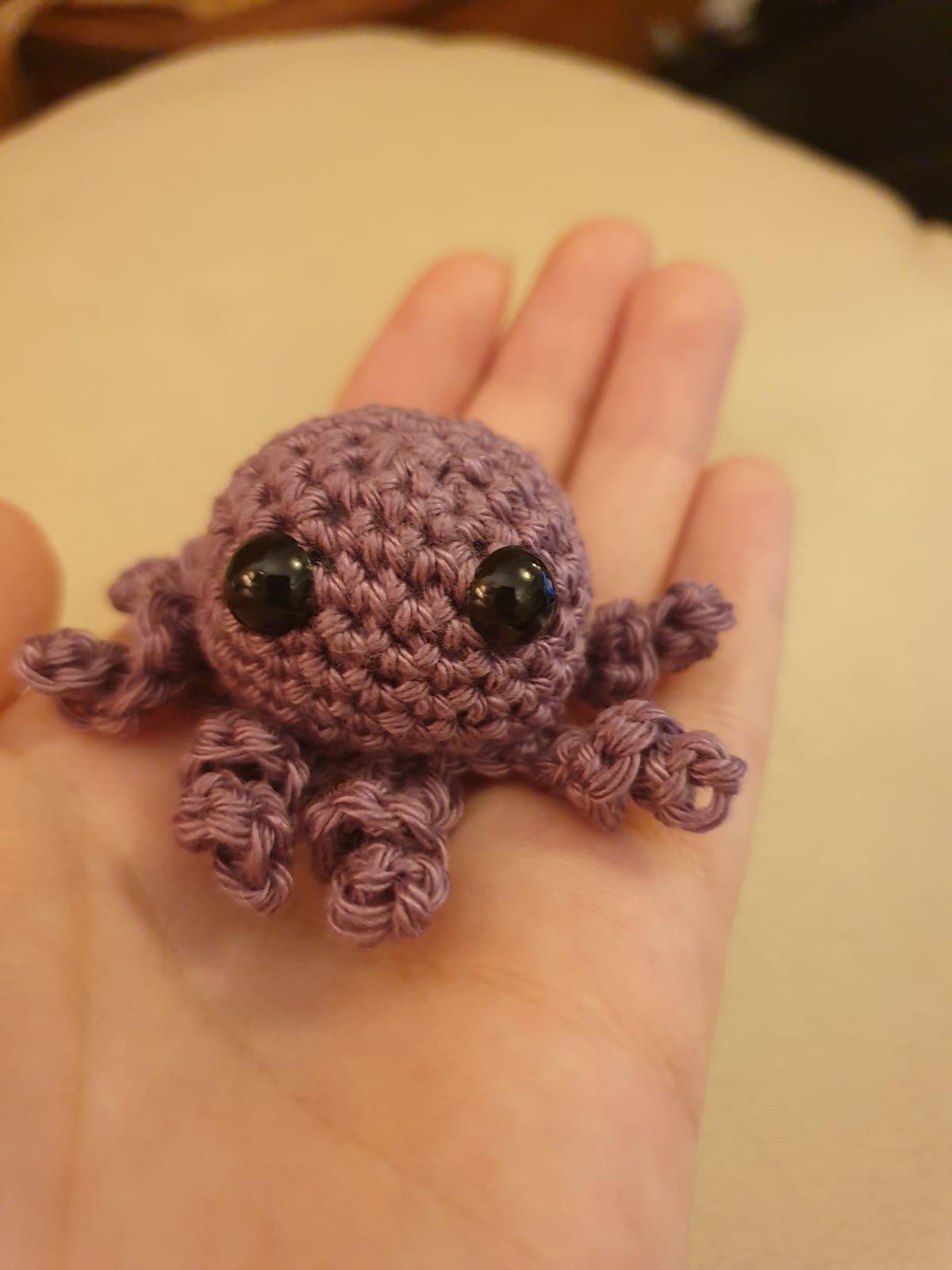 Small crochet octopus