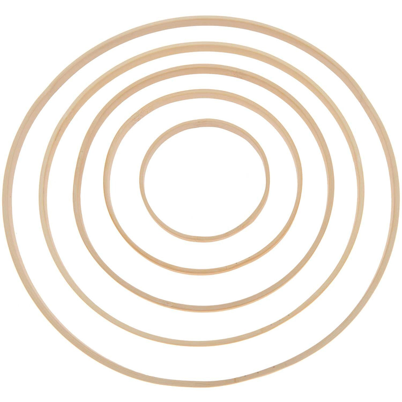 Rico Design Decorative Bamboo Ring - 250x250x10mm