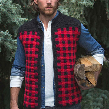 Men's Plaid vest