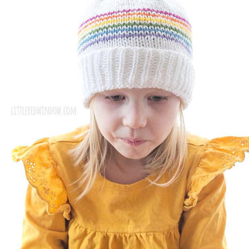 Classic Mini Rainbow Stripe Hat