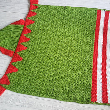 2in1 Hooded Christmas Elf Blanket