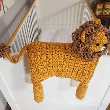 3in1 Safari Lion Baby Blanket