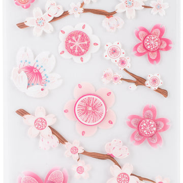 Sticko Dimensional Stickers - Cherry Blossom