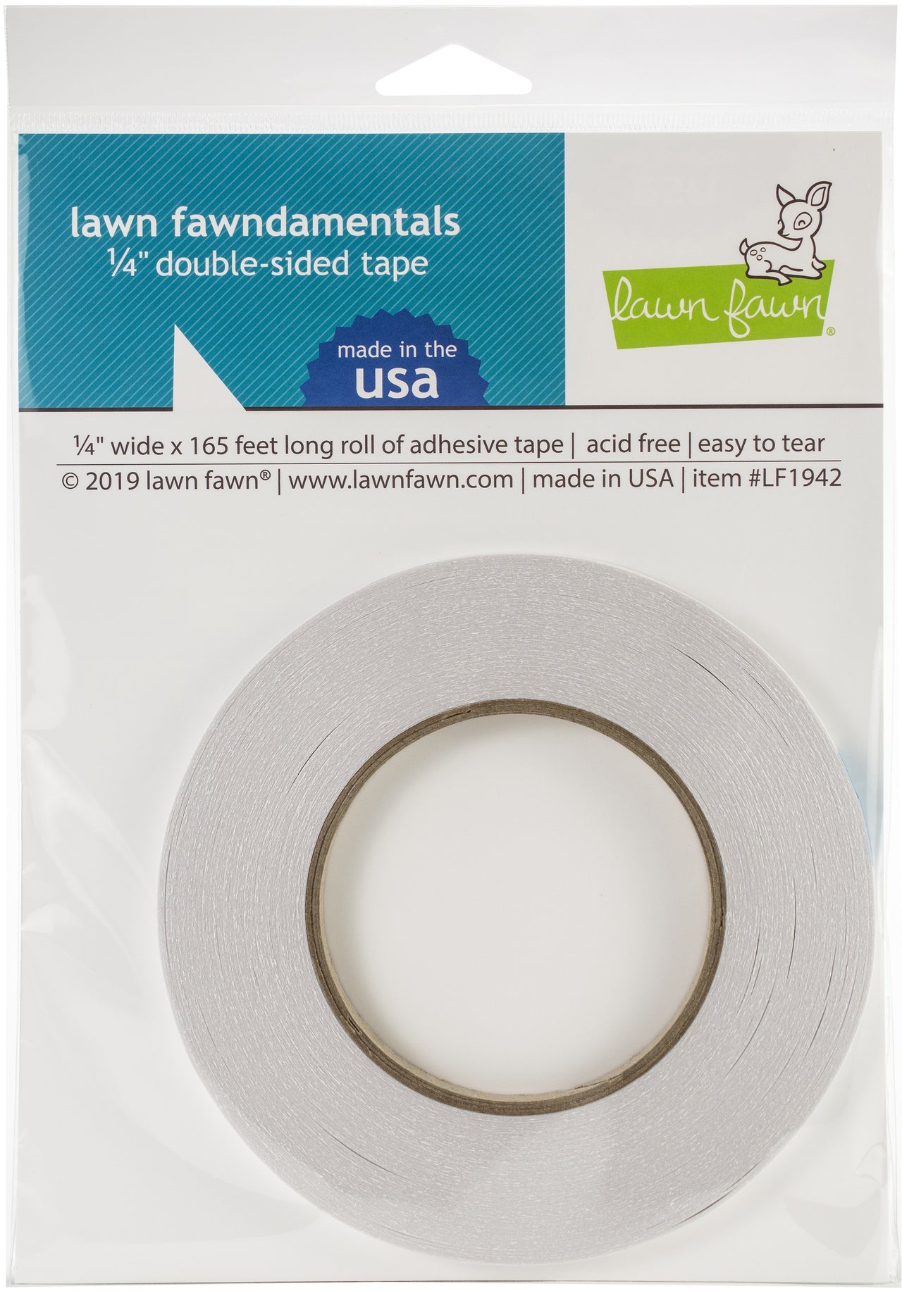 Lawn Fawndamentals .25" Double-Sided Tape 165ft - 572108