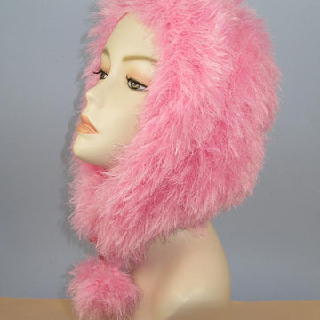 Faux Fun Fur Bonnet