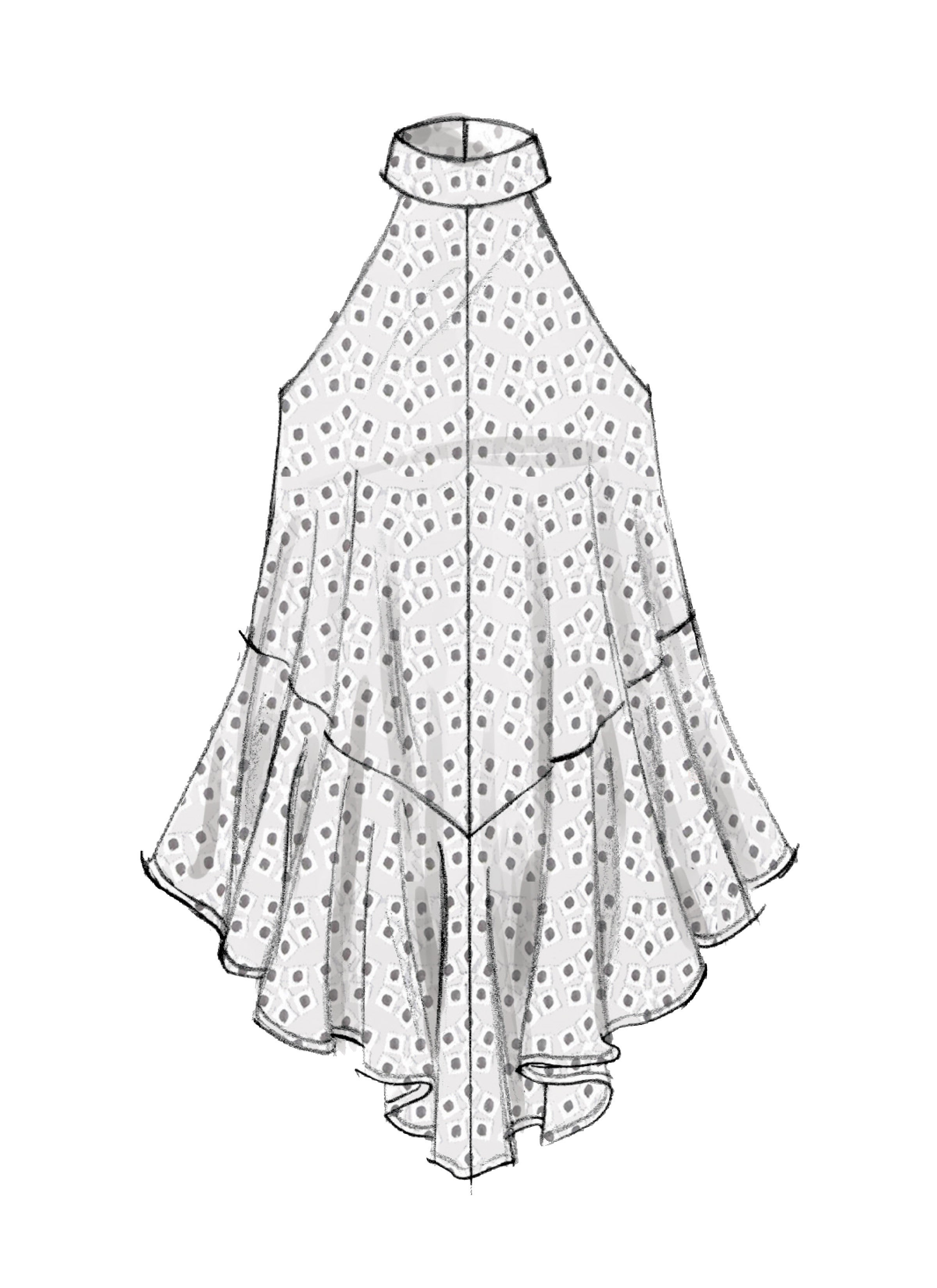 McCall's Misses' Pullover Tops with Front or Back Slit Opening M7601 - Sewing Pattern