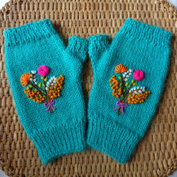 Wildflowers Mittens Gloves