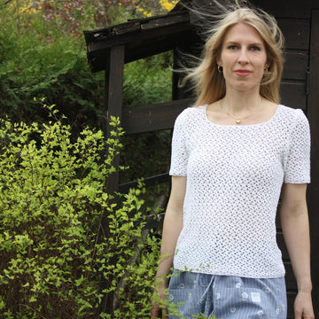 White Viscose Top