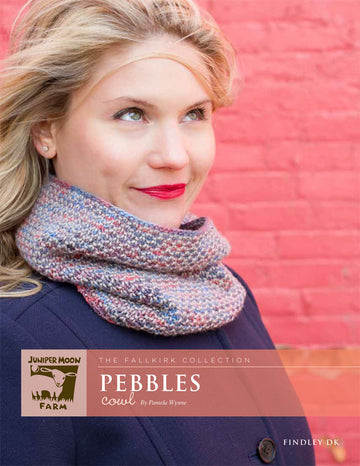 Pebbles Cowl in Juniper Moon Findley DK and Findley DK Dappled - J25-03 - Downloadable PDF