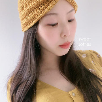 Easy Ribbed Turban with Bow