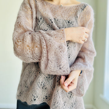 Lace mohair jumper