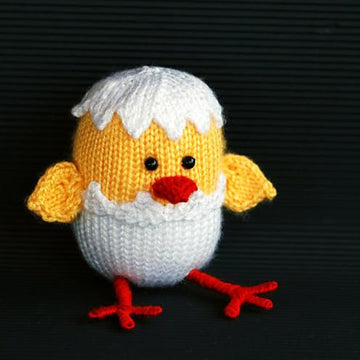 Easter chicken hatched from egg