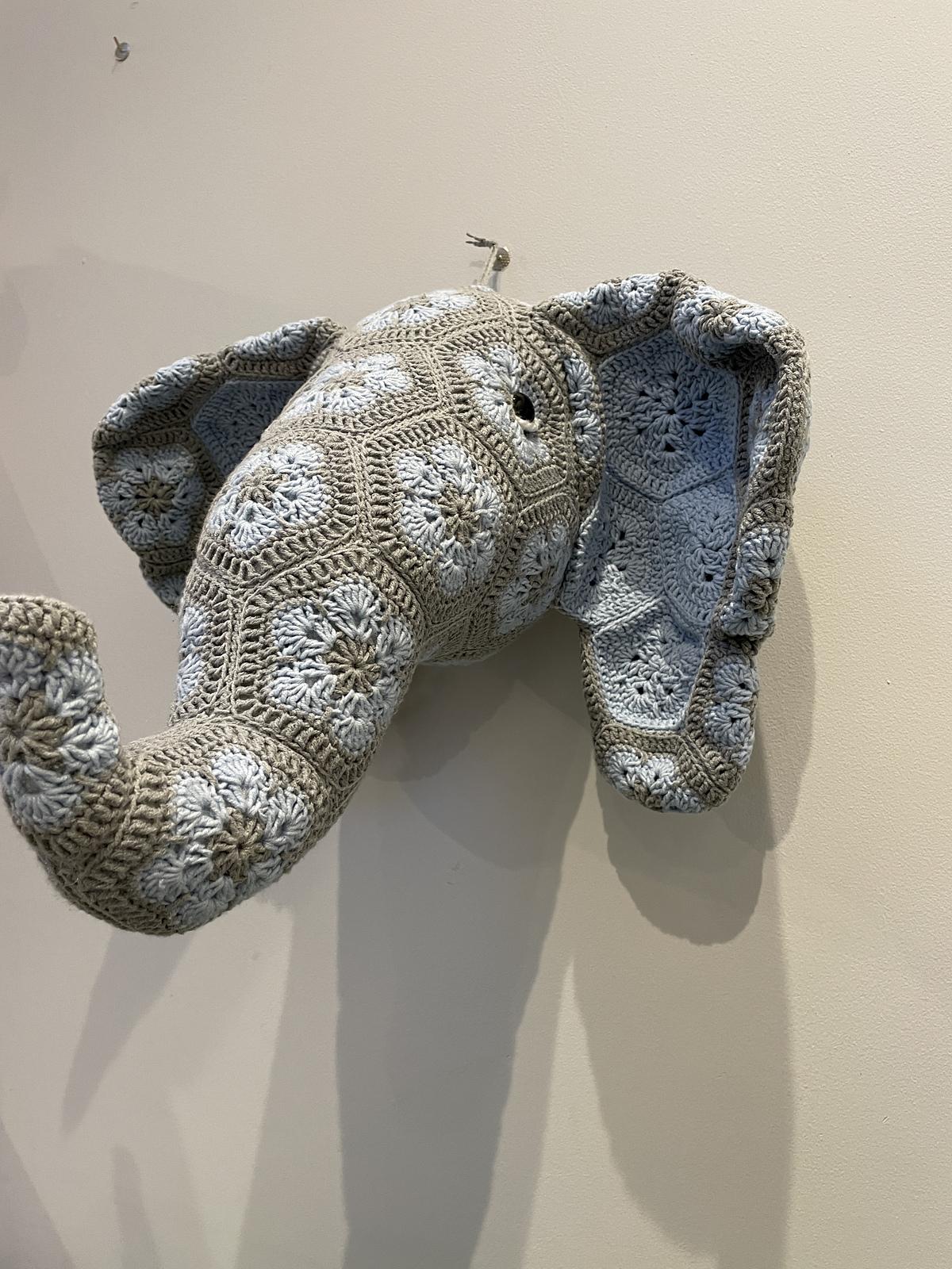 Nelson the African flower elephant head