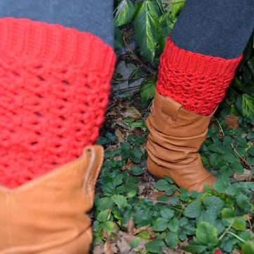 Lacy leg warmers